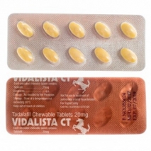Дженерик сиалиса (Тадалафил Chewable жевательный Vidalista CT) таблетки для разжевывания для увеличения потенции 10 таб. 20 мг