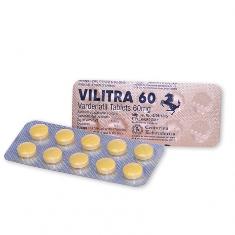 Vilitra 60 (Варденафил 60) таблетки для увеличения потенции 10 таб. 60 мг