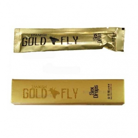 Возбудитель для женщин золотая шпанская мушка Gold Spanish Fly 1 пакетик 5 мл.